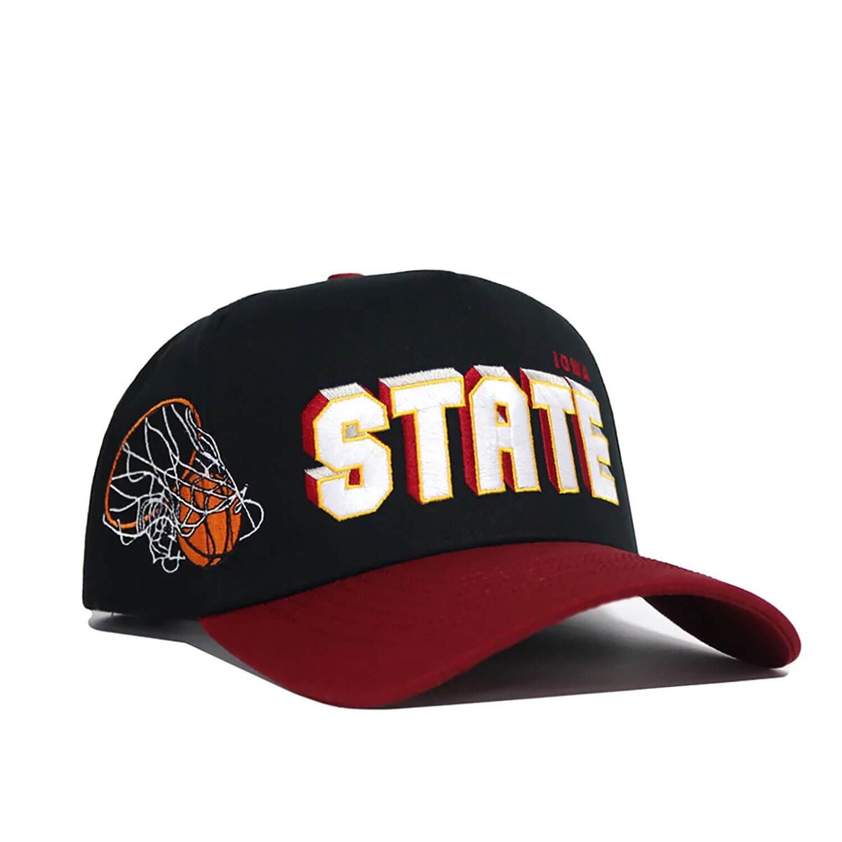 No Rivals Iowa State Courtside Black Adjustable Hat